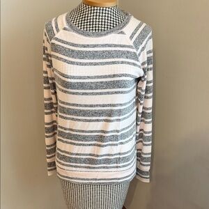 Market & Spruce Pink and Gray Striped Top